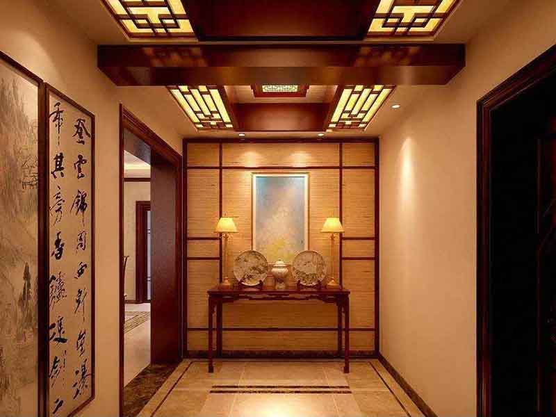 新中式酒店裝修重點(diǎn)在天花板和門窗，你